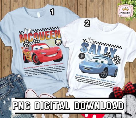 Cars Lightning Mcqueen and Sally Png Bundle, I'm Lightning Sally Cars ...