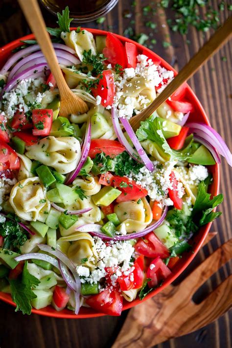 Greek Tortellini Pasta Salad Peas And Crayons Pasta Salad With