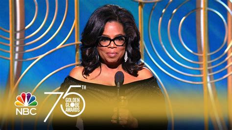 Oprah Winfrey Wows With Golden Globes Speech