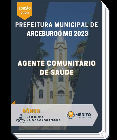 Apostila Agente Comunit Rio De Sa De Prefeitura De Arceburgo Mg