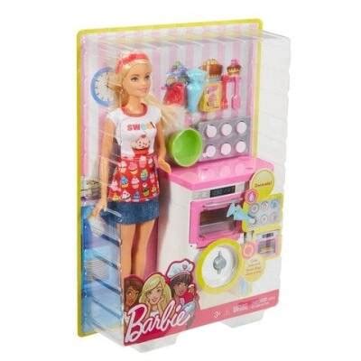 Barbie Mutfakta Oyun Seti FHP57 Oyuncak Seti Barbie