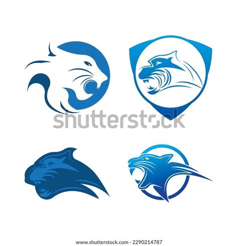 Panther Head Logo Icon Vector Design Stock Vector (Royalty Free ...