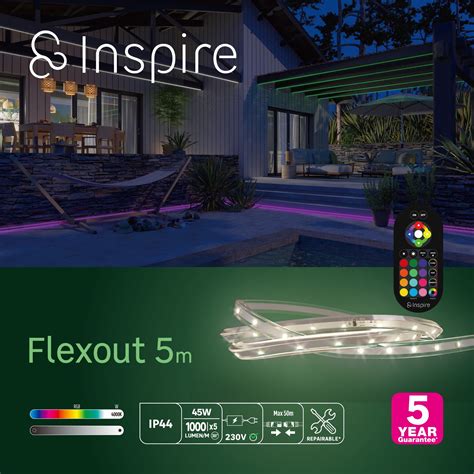 Kit Banda Led Flexout 5m 1000 Lm M Rgb Ip44