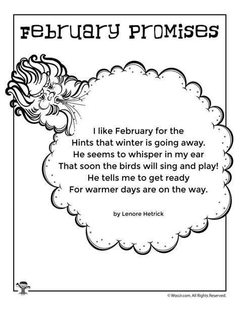 Kids Poems For The Month Of February Woo Jr Kids Activities