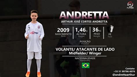 Arthur Andretta Volante Atacante De Lado Midfielder Winger 09