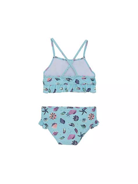 COLOR KIDS Mädchen Bikini mit Rüschen hellblau