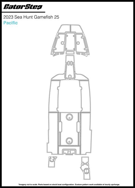 Sea Hunt Gamefish 25 2023 Gatorstep Boat Flooring And Decking