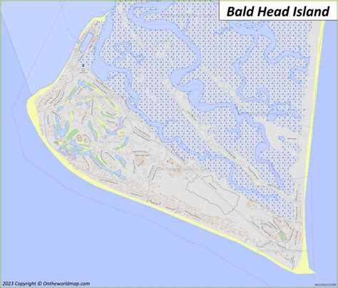 Bald Head Island Map | North Carolina, U.S. | Detailed Maps of Bald ...