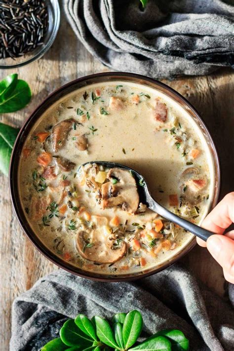 The Best Creamy Wild Rice Soup Savor The Flavour