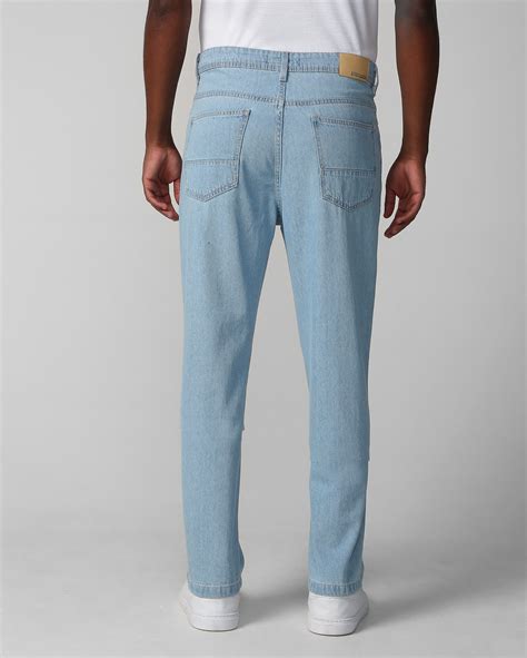 Riachuelo Calça Jeans Masculina Reta Denim Claro Pool BY Riachuelo