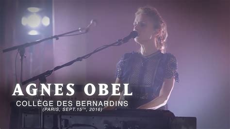 Agnes Obel Livecollege Des Bernardins France Sept15th 2016 Video