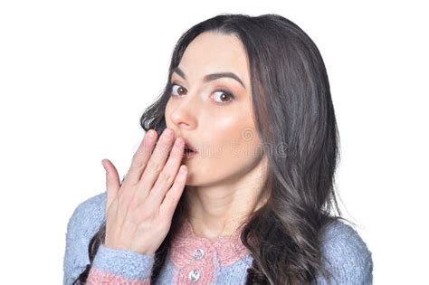 Jeune Femme De Beau Brunette Photo Stock Image Du Bien Premier