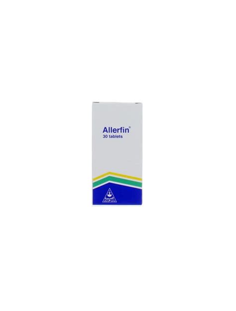 Allerfin Tablets 4mg 30s Makkah Pharmacy