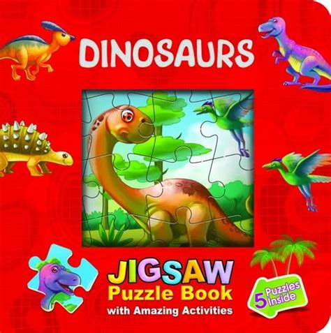 Jigsaw Puzzle Book - Dinosaurs Kids Books at Rs 225 | Jigsaw Puzzle ...