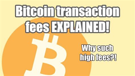 bitcoin transaction fees explained fully simple youtube