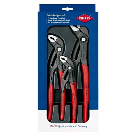 Knipex Cobra Wasserpumpenzangen Set 3 Tlg BAUHAUS