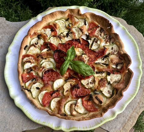 Tarte Courgettes Tomates Et Mozzarella Nath Chocolat