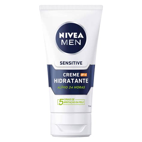 Creme De Rosto Men Sensitive Hidratante Nivea Continente Online