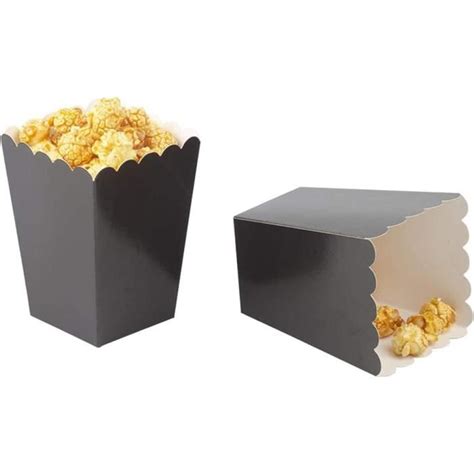 12 Pièces Boîtes À Pop Corn Popcorn Cartoncarton Pop Corn Conteneur