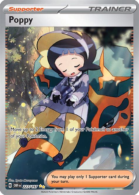 Serebii net Pokémon Card Database Obsidian Flames 227 Poppy