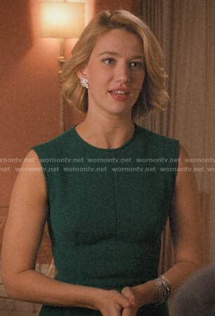 WornOnTV Petras Green Dress On Jane The Virgin Yael Grobglas