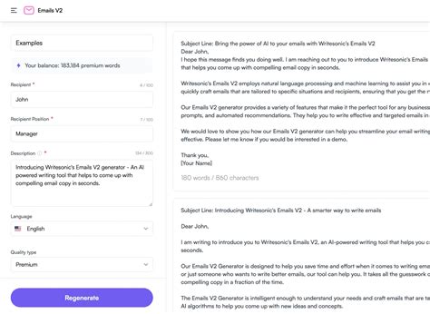 Email Generator Email Maker Email Creator Writesonic