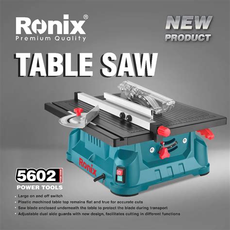 Ronix 5602 Model 1200w 10 210mm Table Saw For Wood Working Cutting