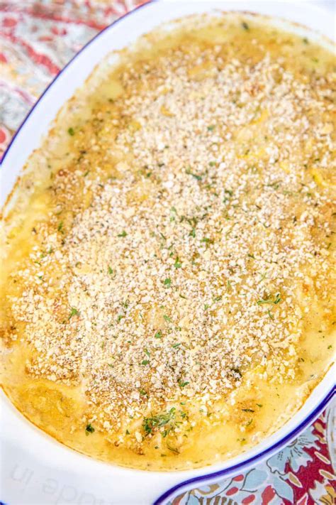 Cheesy Squash Casserole - Plain Chicken