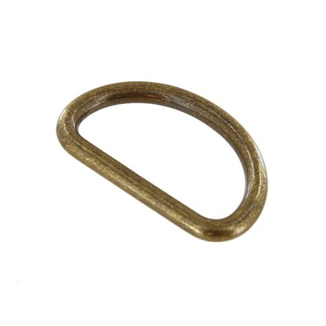 C5300 Antique Brass Short D Ring Solid Brass Ll Multiple Sizes