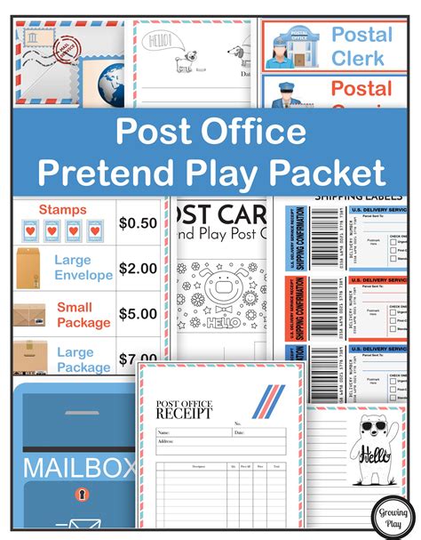 Pretend Play Post Office Growing Play Pretend Play Post Office