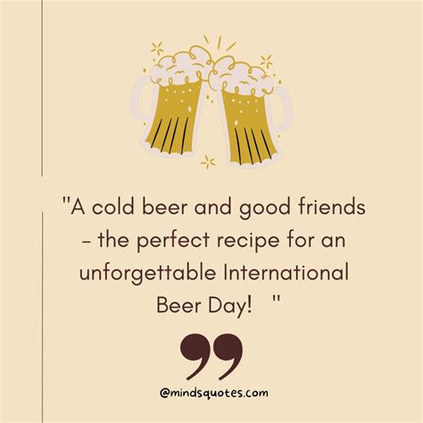 50 International Beer Day Quotes, Wishes, Messages & Captions