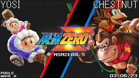 MSM ZERO 5 Yosi Ice Climbers Vs Chestnut Diddy Kong Donkey Kong