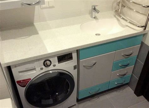 Шкаф для стиральной машины в ванной: виды, правильный выбор и ...