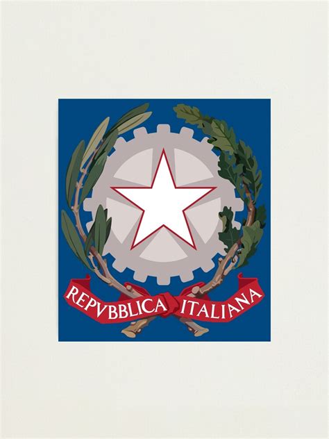 L Mina Fotogr Fica Rep Blica De Italia Escudo De Armas De Cult R