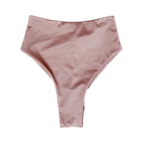 Nude Canelado Calça Jambo Cintura Alta Sandía Moda Praia