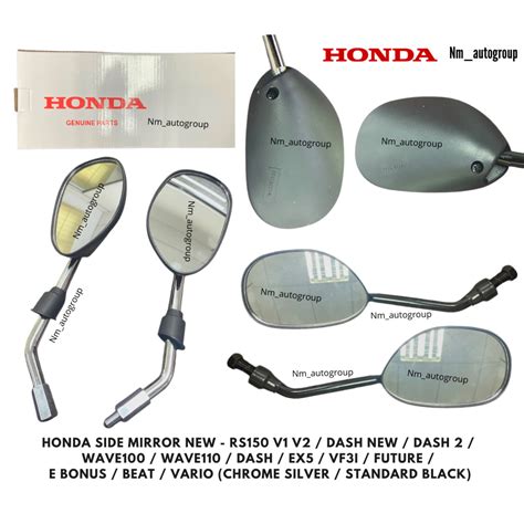 HONDA Side Mirror New Set ORI RS150 V1 V2 EX5 DASH WAVE100 110