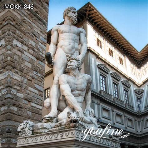 Renaissance Large Marble Hercules and Cacus statue for Sale MOKK-846