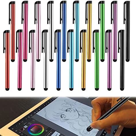 Stylus Pen Stylus Pens For Touch Screens 20 Pack Rubber Tip Touch Pen