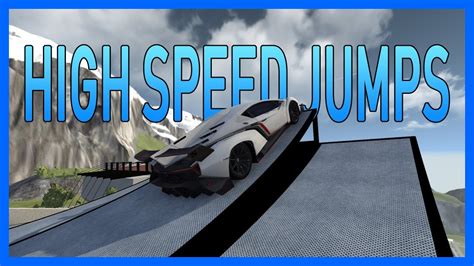 BeamNG Drive EPIC HIGH SPEED JUMPS CRASHES YouTube