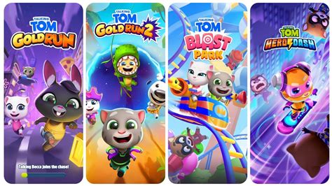 Talking Tom Gold Run Vs Talking Tom Gold Run Vs Talking Tom Blast