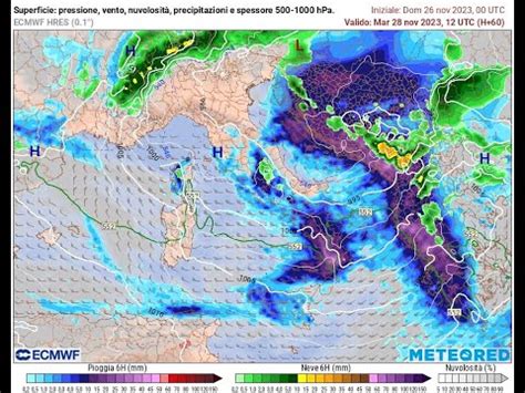 Passion Meteo La settimana inizierà col MALTEMPO su molte regioni