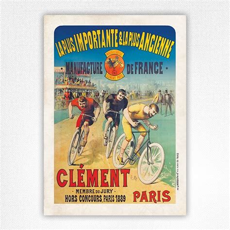 Clement Cycles Poster Paris Lucien Baylac 1891 A1a2a3a4