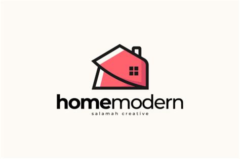 Modern Home or Building Logo Graphic by Salamahtype Template · Creative ...