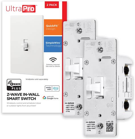 Amazon Ultrapro Series Z Wave In Wall Smart Light Switch With