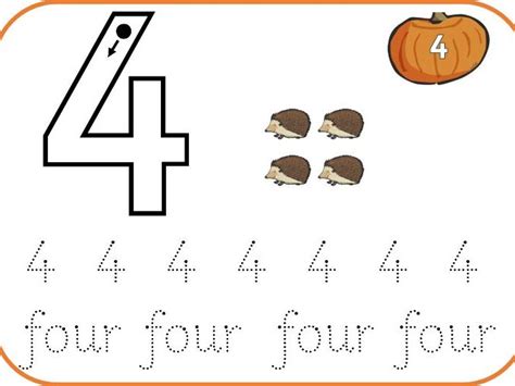 Autumn Themed Number Mats Teaching Resources