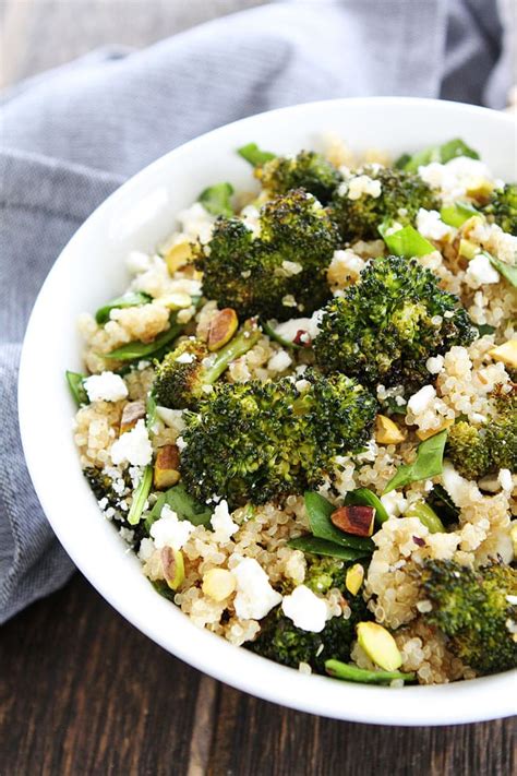 Roasted Broccoli Quinoa Salad