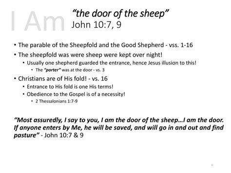 I Am The I Am”s Of Christ John 8 Ppt Download