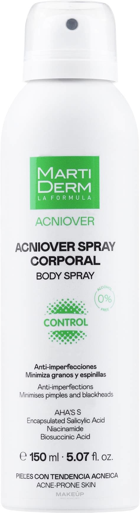 Martiderm Acniover Body Spray - Спрей для тела от угрей: купить по ...