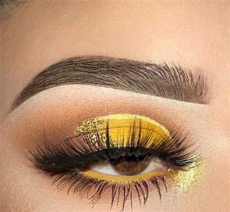 P I N T E R E S T Rachaelgbolaru17 Makeup Yellow Makeup Eye Makeup