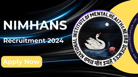 NIMHANS Jobs Notification 2024 For 8 Posts Check Walkin Date